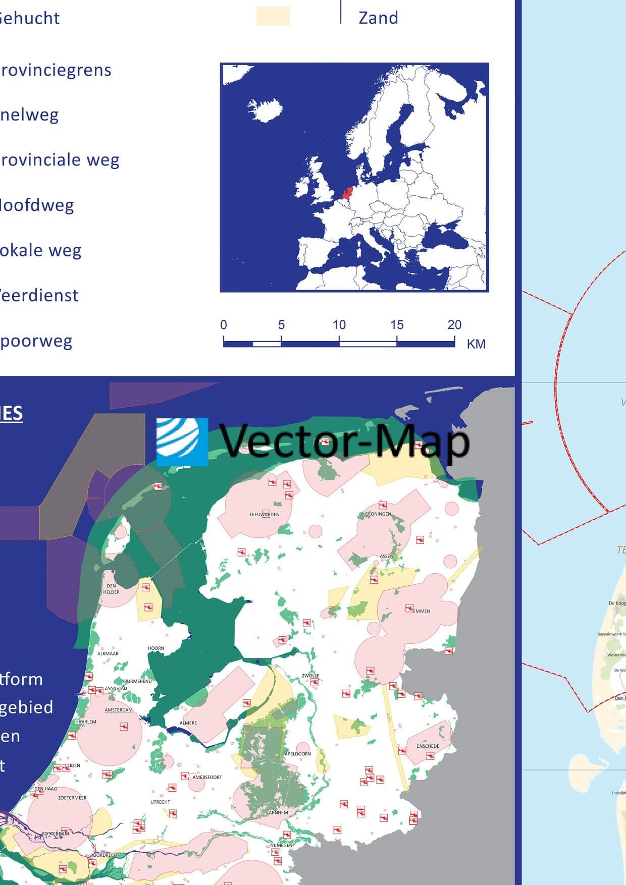 Drone no-fly zone kaart Nederland - Afbeelding 2