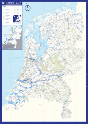 CEMT Vaarwegenkaart Nederland