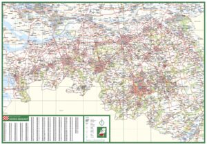 Postcode provinciekaart Noord-Brabant