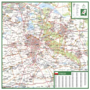 Postcode provinciekaart Utrecht