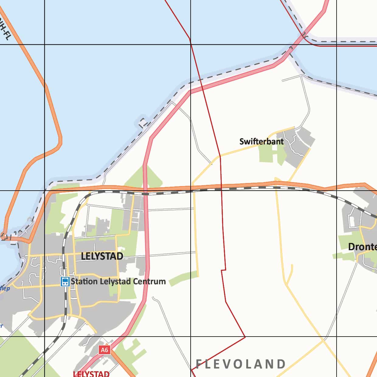 Gemeentekaart Flevoland - Afbeelding 2