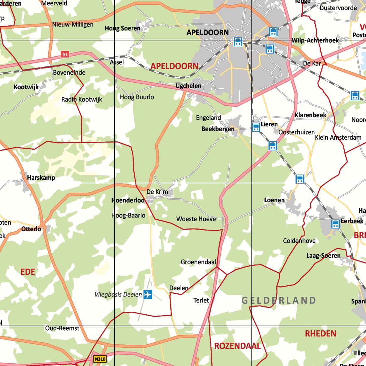 Gemeentekaart Gelderland - Afbeelding 2