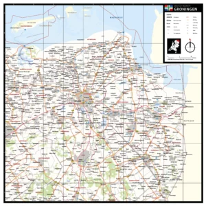 Gemeentekaart Groningen