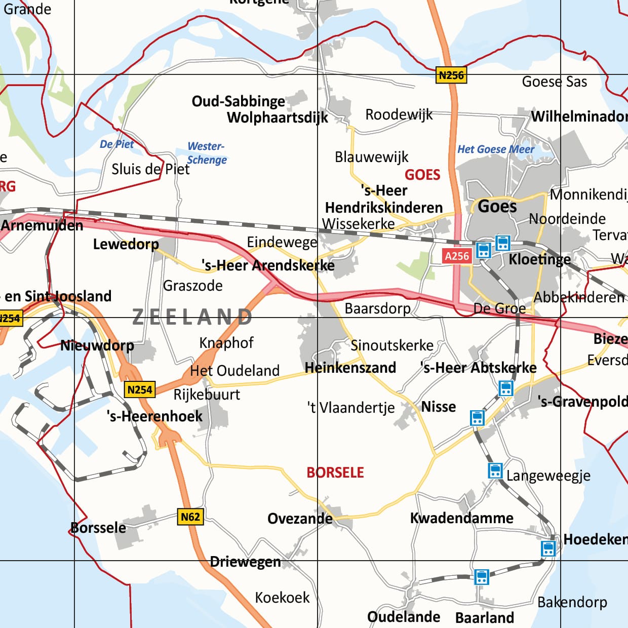 Gemeentekaart Zeeland - Afbeelding 2