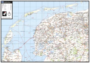 Gemeentekaart Friesland