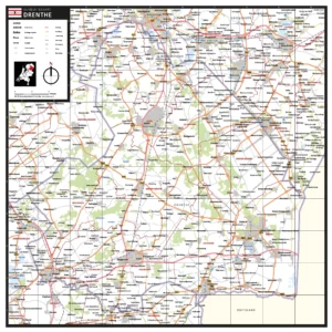 Gemeentekaart Drenthe