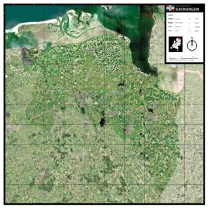 Satellietkaart Groningen