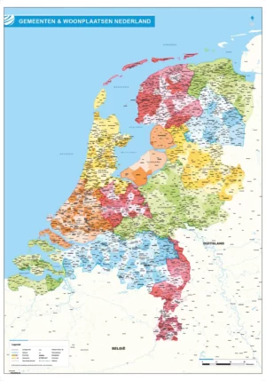 Gemeenten & woonplaatsen Nederland