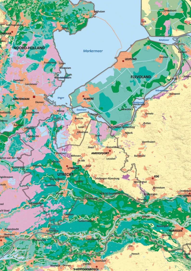 Grondsoorten kaart Nederland - Afbeelding 2