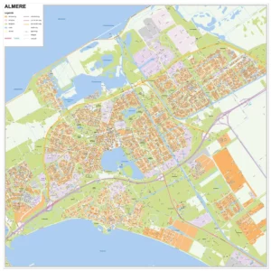 Stadskaart Almere