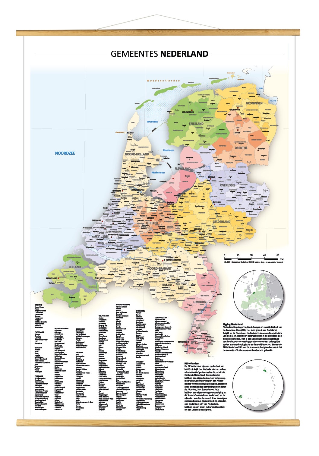 Gemeentekaart Nederland 2023 - Afbeelding 3