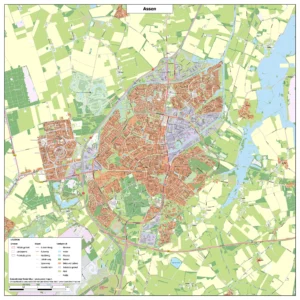 Kaart Assen