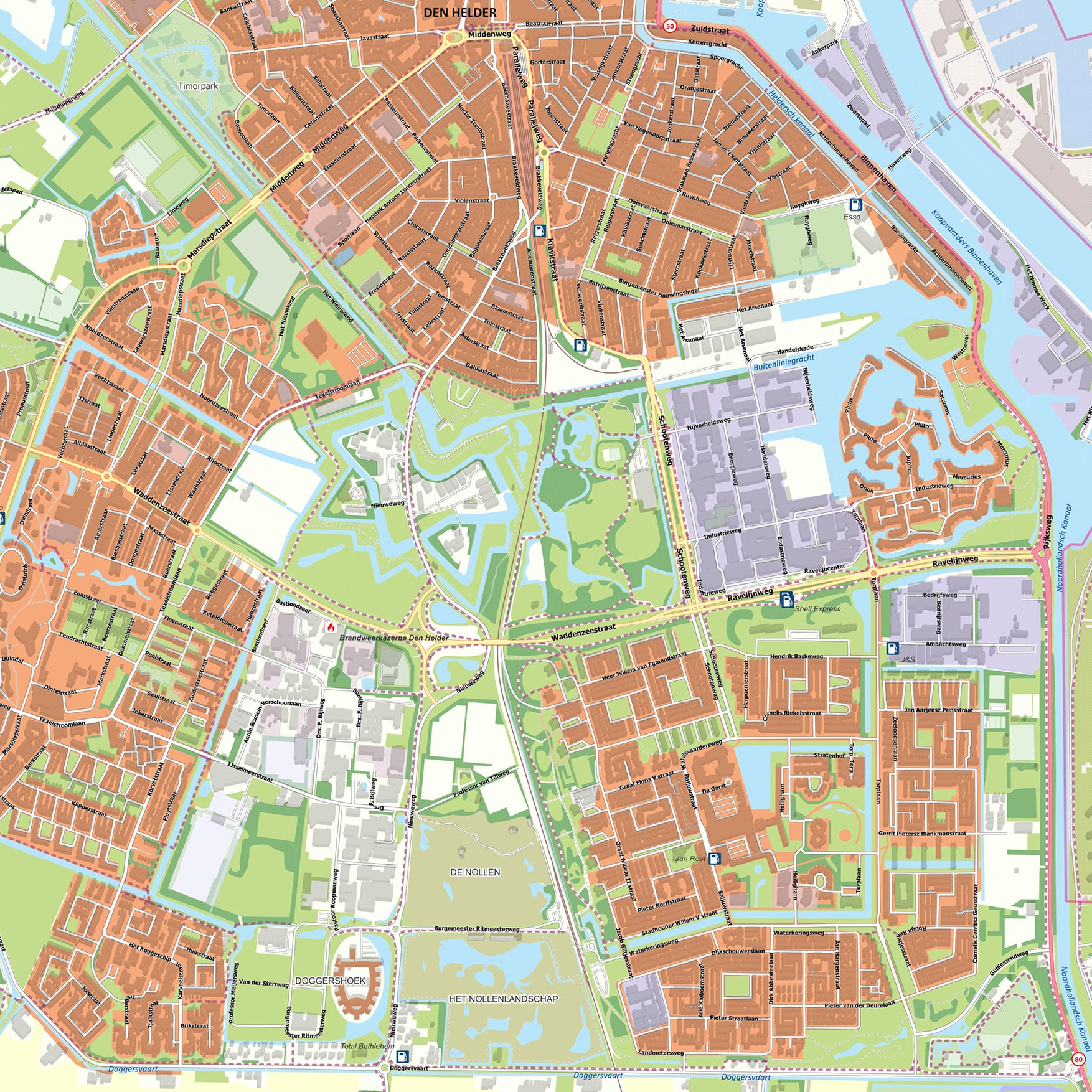 Kaart Den Helder - Afbeelding 2