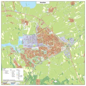 Kaart Drachten