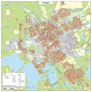 Kaart Groningen
