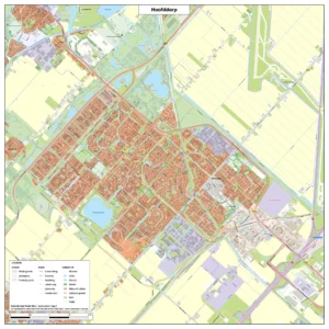 Kaart Hoofddorp