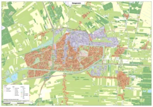 Kaart Hoogeveen