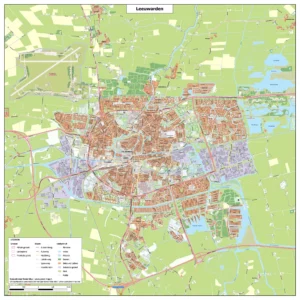 Kaart Leeuwarden