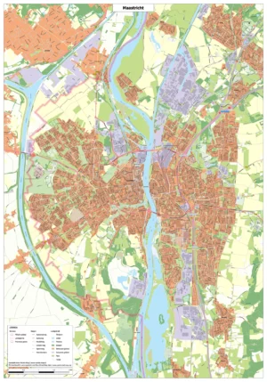 Kaart Maastricht