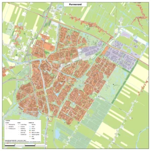 Kaart Purmerend