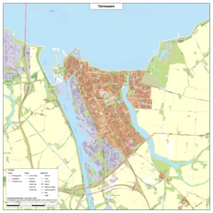 Kaart Terneuzen