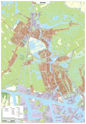 Kaart Zaandam
