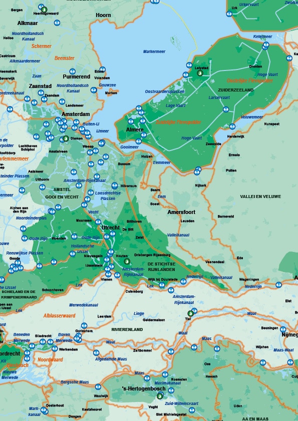 Kaart Nederland Waterschappen - Afbeelding 2