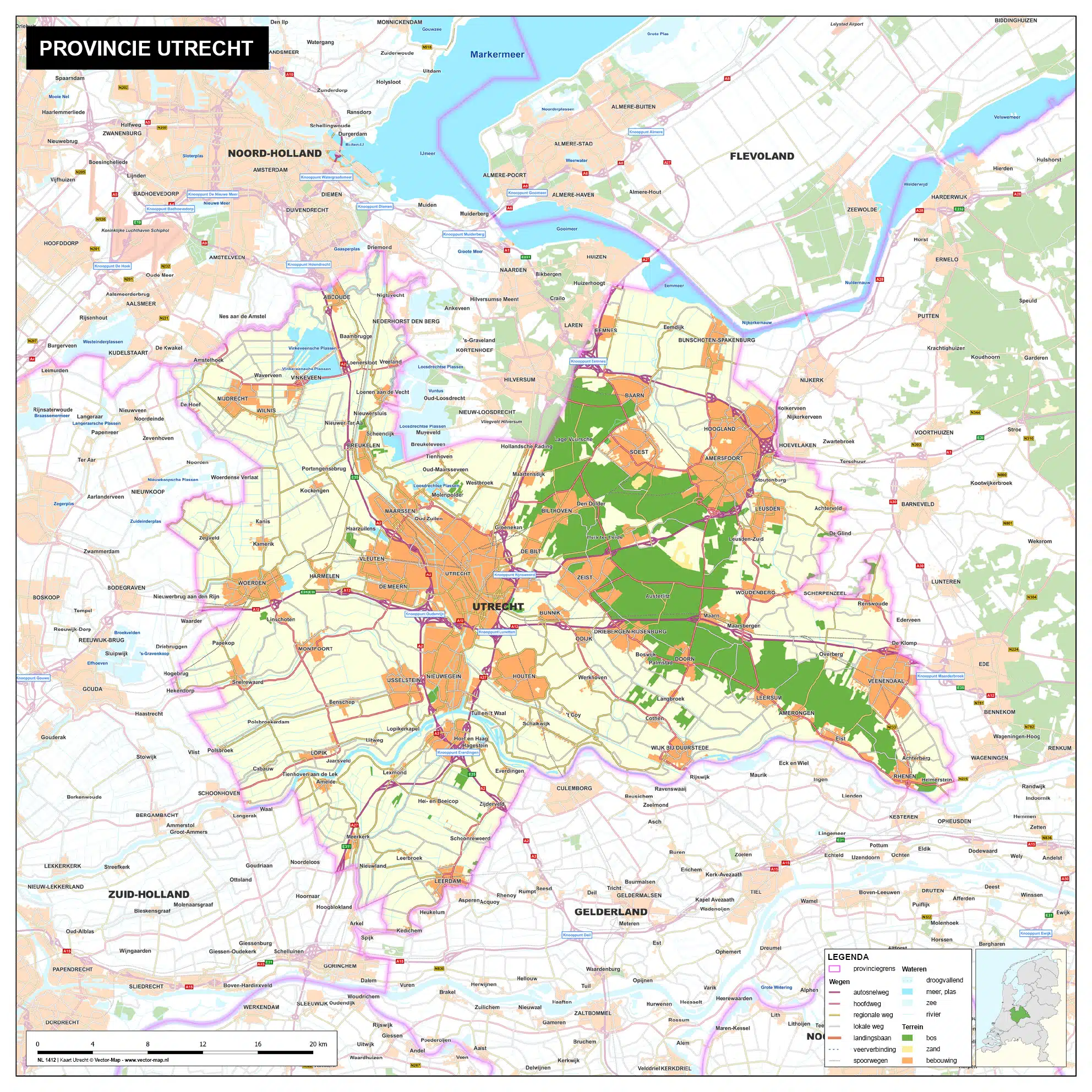 Kaart Utrecht