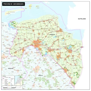 Kaart Groningen