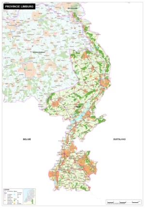 Kaart Limburg