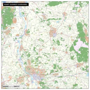 Kaart Zuidwest-Overijssel