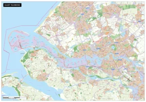 Kaart Rijnmond