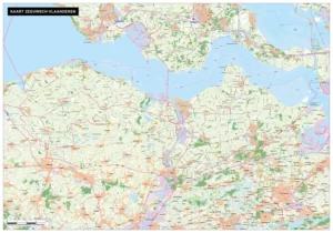 Kaart Zeeuwsch-Vlaanderen