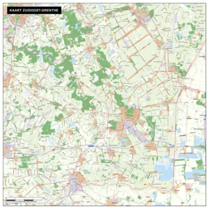 Kaart Zuidoost Drenthe