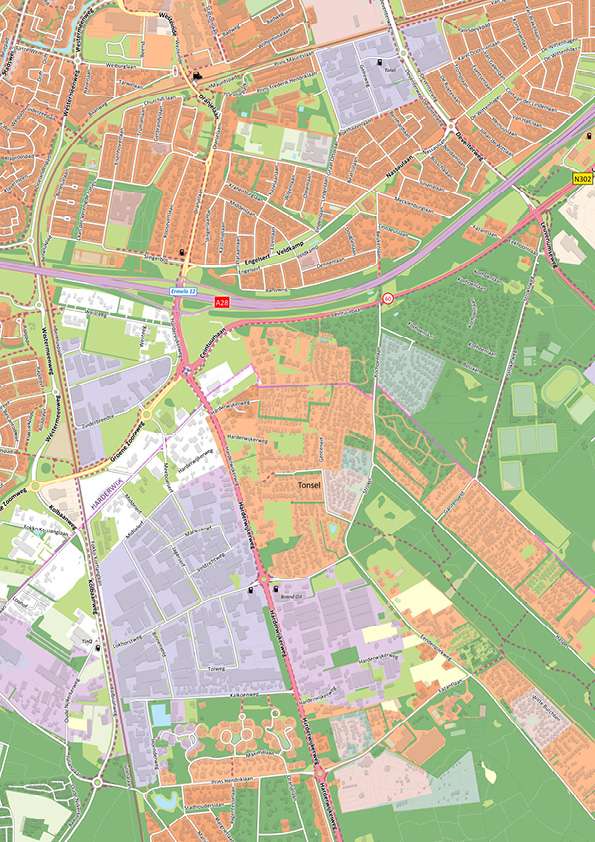 Kaart Ermelo & Harderwijk - Afbeelding 2