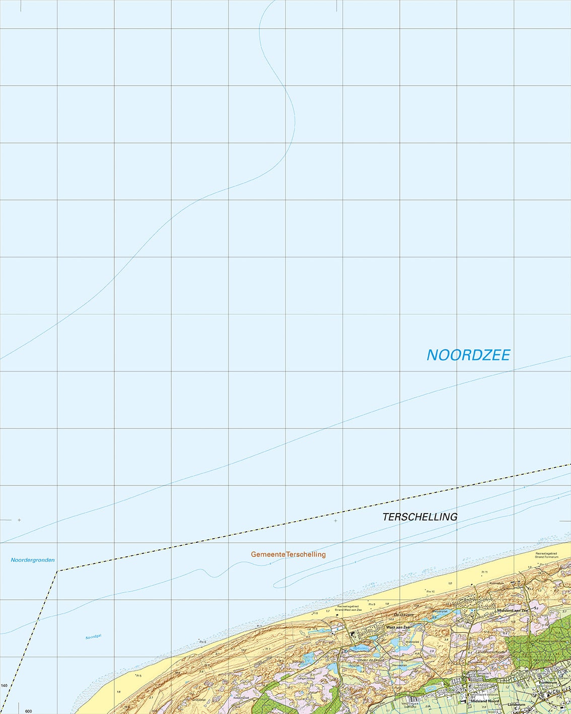 Topografische kaart 01C Formerum digitaal