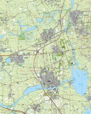 Topografische Kaart 06D Burgum digitaal