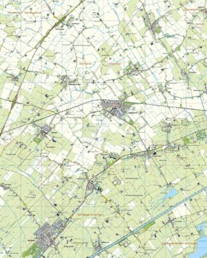 Topografische Kaart 07E Loppersum digitaal
