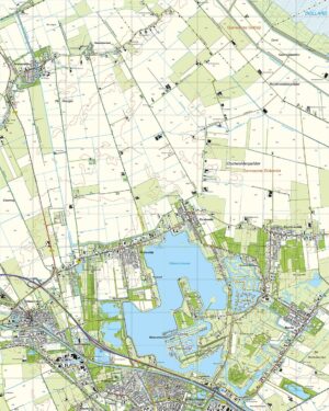 Topografische Kaart 08C Finsterwolde digitaal