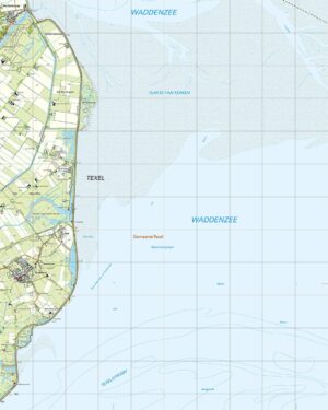 Topografische Kaart 09E De Cocksdorp digitaal