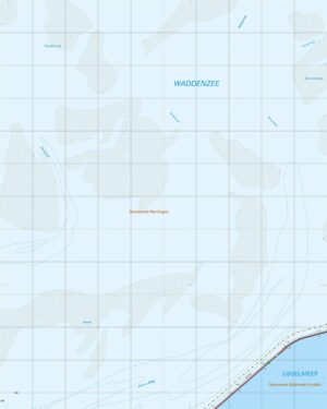 Topografische Kaart 10A Waddenzee digitaal