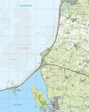 Topografische Kaart 10B Makkum digitaal