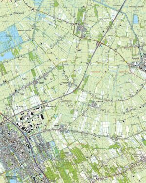 Topografische Kaart 11D Heerenveen digitaal