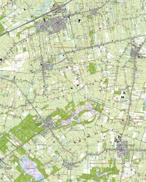 Topografische Kaart 11F Marum digitaal