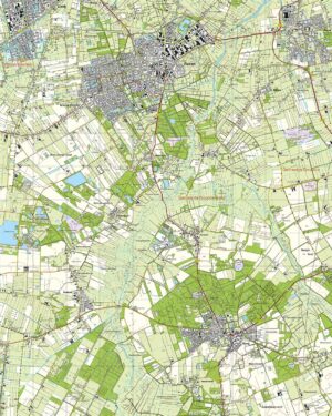 Topografische Kaart 12A Norg digitaal