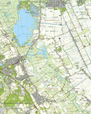 Topografische Kaart 12E Zuidlaren digitaal