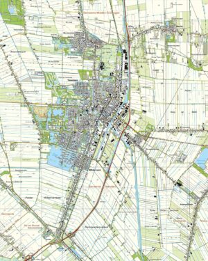 Topografische Kaart 12F Veendam digitaal