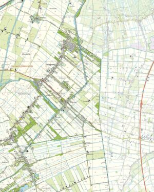 Topografische Kaart 13B Bellingwolde digitaal