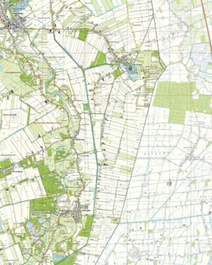 Topografische Kaart 13D Vlagtwedde digitaal