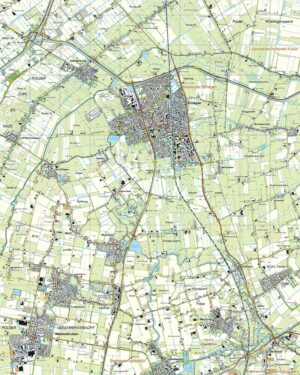 Topografische Kaart 14D Schagen digitaal